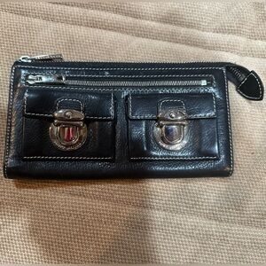 Marc Jacobs Leather Zip Continental Wallet